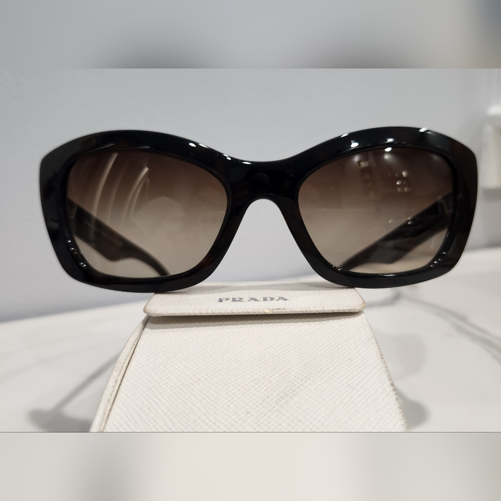 Prada Dark Brown Sunglasses with Case - Picture 10 of 16